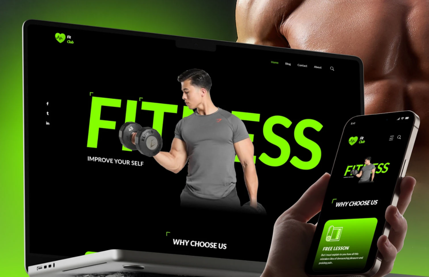 GYM website development